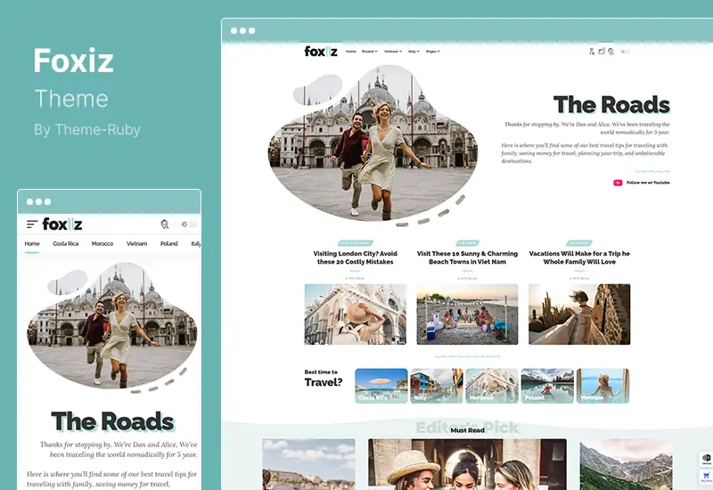 Tema Foxiz - Tema WordPress Surat Kabar dan Majalah