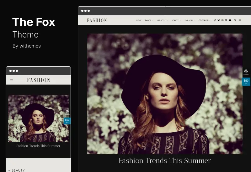Tema Fox - Tema WordPress Blog Majalah Berita Koran Minimal