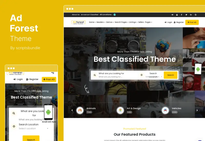 Tema AdForest - Tema WordPress Iklan Baris