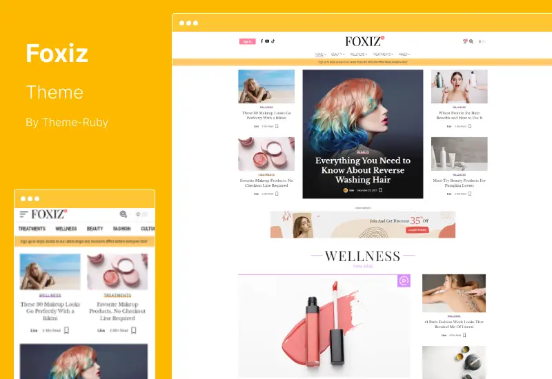 Foxiz 테마 - 신문 뉴스 및 잡지 WordPress 테마
