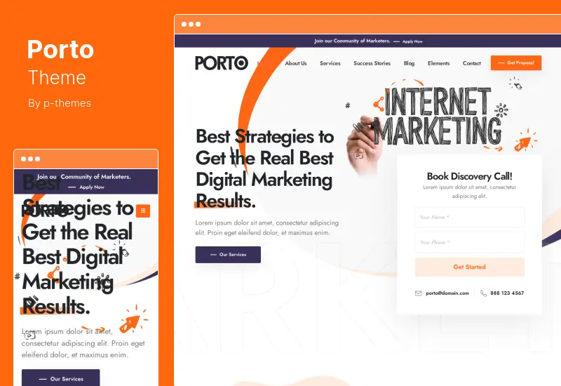 Tema Porto - Tema WooCommerce multiuso