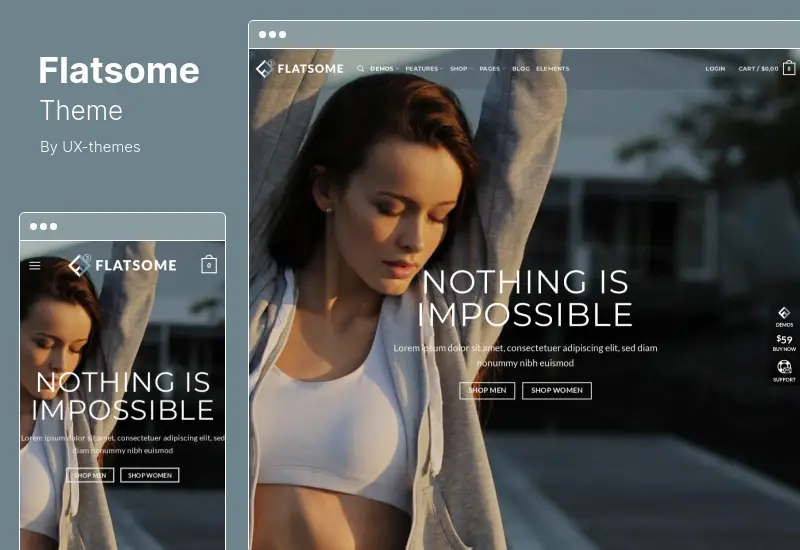 Tema Flatsome - Tema WooCommerce reattivo multiuso