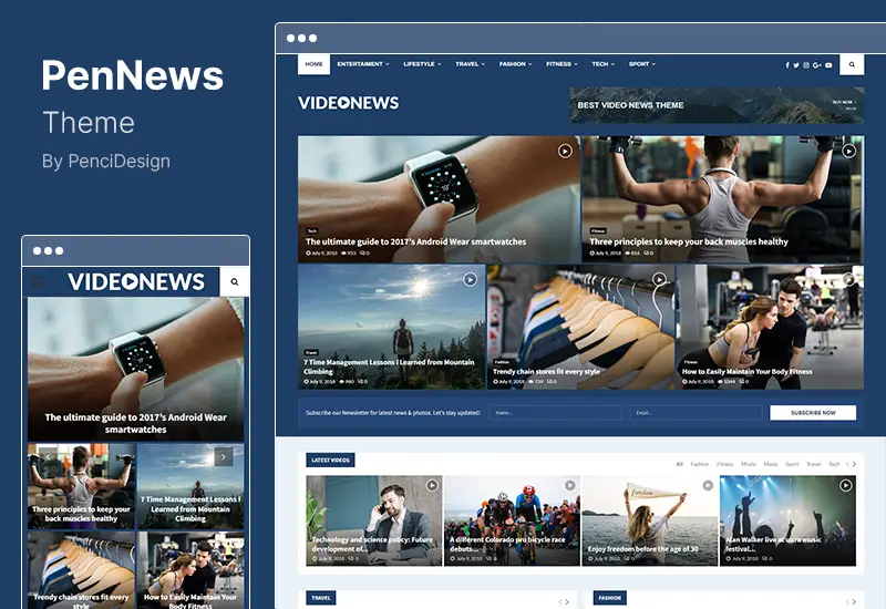 PenNews 테마 - 다목적 AMP WordPress 테마
