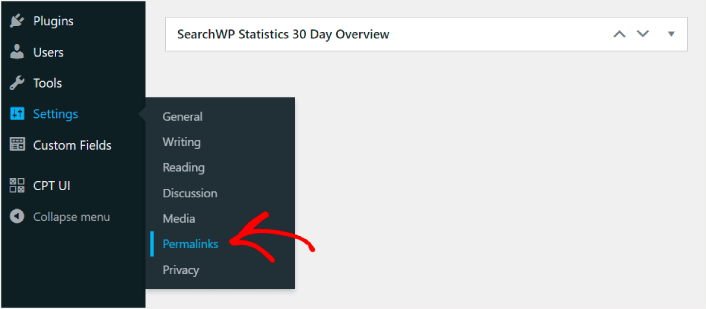 Настройки постоянных ссылок WordPress