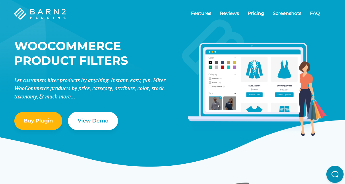 Filtros de productos WooCommerce por barn2