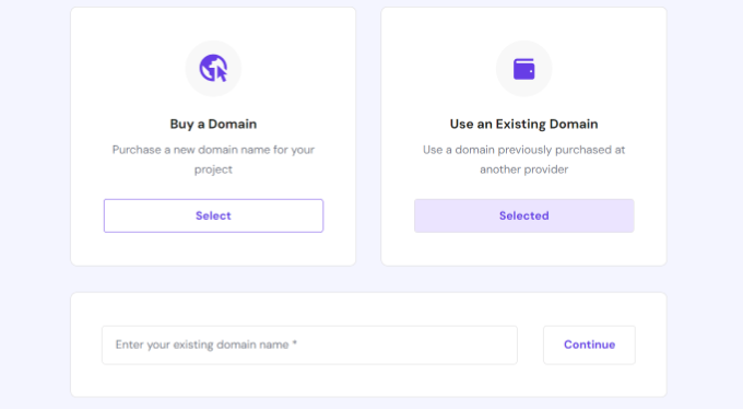 ป้อนชื่อโดเมน Enter a domain name