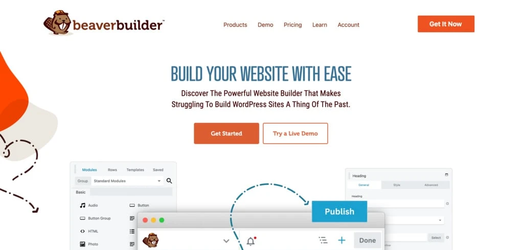 Beaver Builder ページビルダープラグイン。