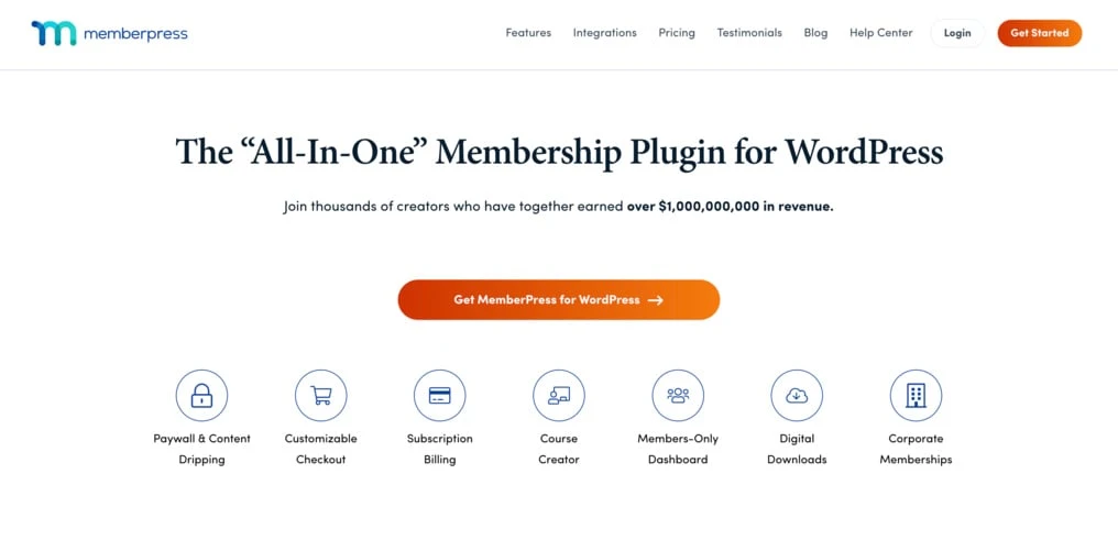 MemberPress は、制限付きコンテンツを作成するためのプレミアム WordPress プラグインです。