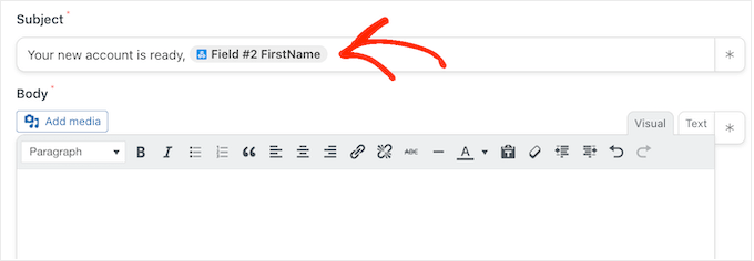 Cómo crear un asunto de correo electrónico personalizado How to create a personalized email subject