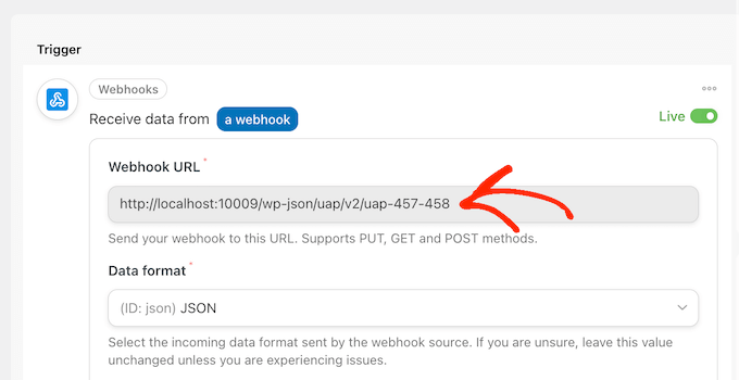 Obtener una URL de webhook Getting a webhook URL