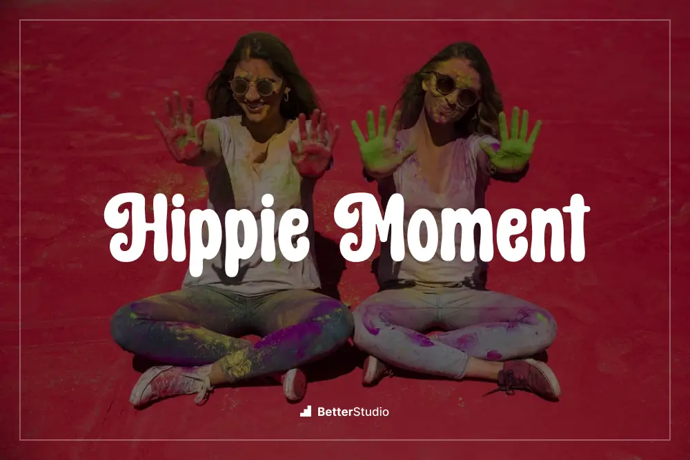 Moment hippie -