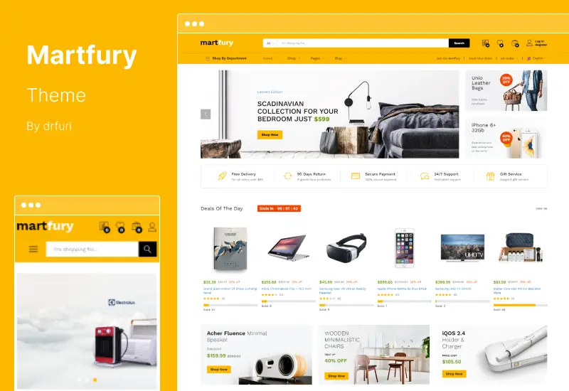 Tema Martfury - Tema de WordPress para WooCommerce Marketplace