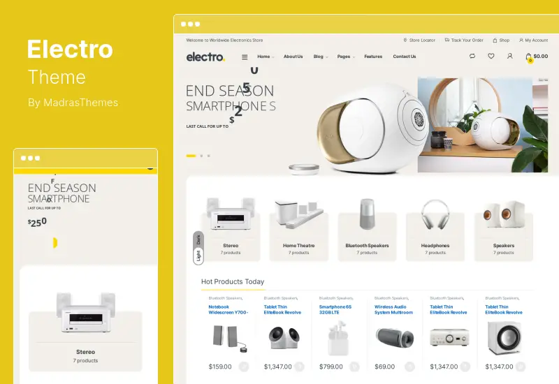 Tema Electro - Tema WooCommerce para tienda de electrónica