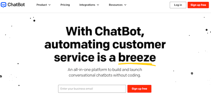 ChatBot ライブチャット ChatBot live chat