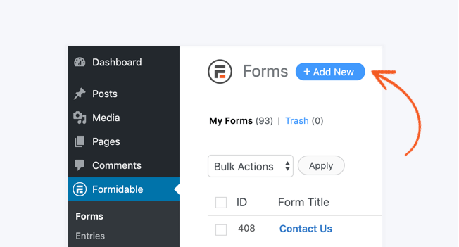 Come creare un nuovo modulo in WordPress