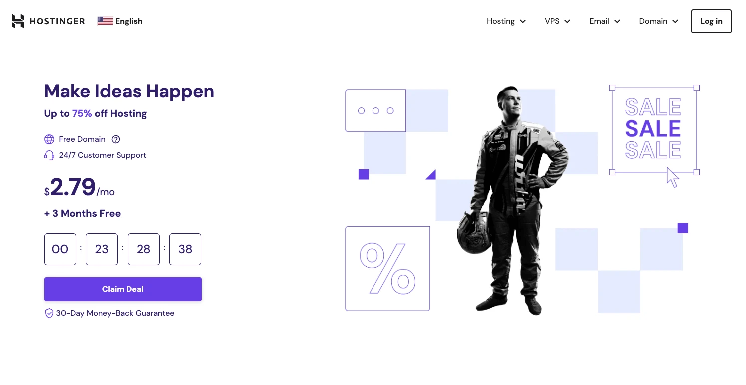 Hostinger 是市场上最好的论坛托管提供商之一。