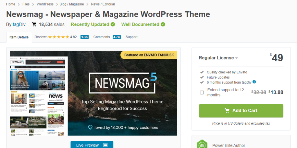 newsmag - 雑誌のWordPressテーマ