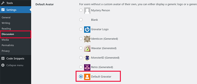 Gravatar implicit personalizat Custom default gravatar
