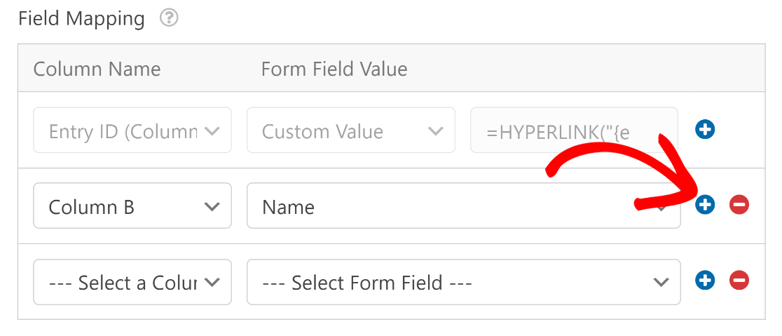 Add mapping columns