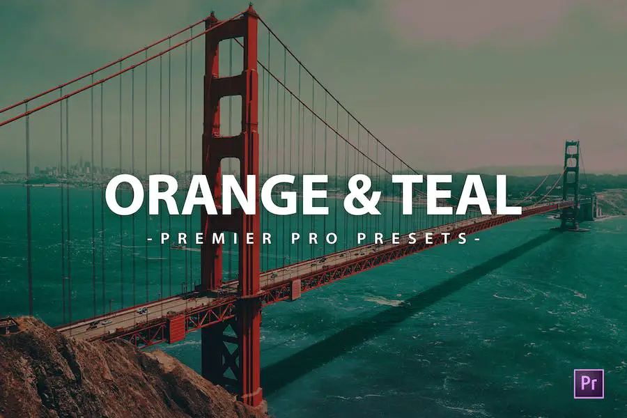 Presetari video Orange & Teal Premier Pro -