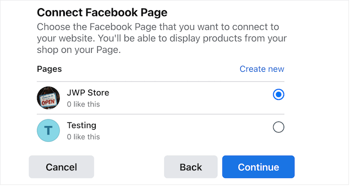 Facebook for WooCommerce WordPress プラグイン The Facebook for WooCommerce WordPress plugin