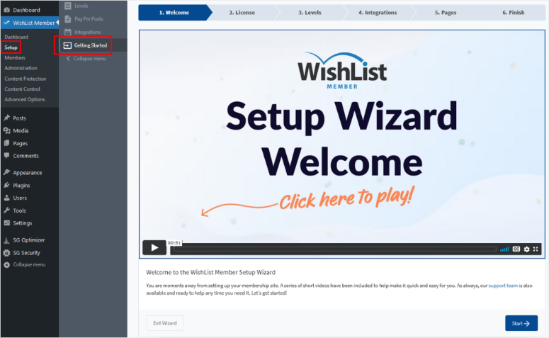 lista życzeń-setup-wizard-begin - IsItWP - Darmowy wykrywacz motywów WordPress wishlist setup wizard begin