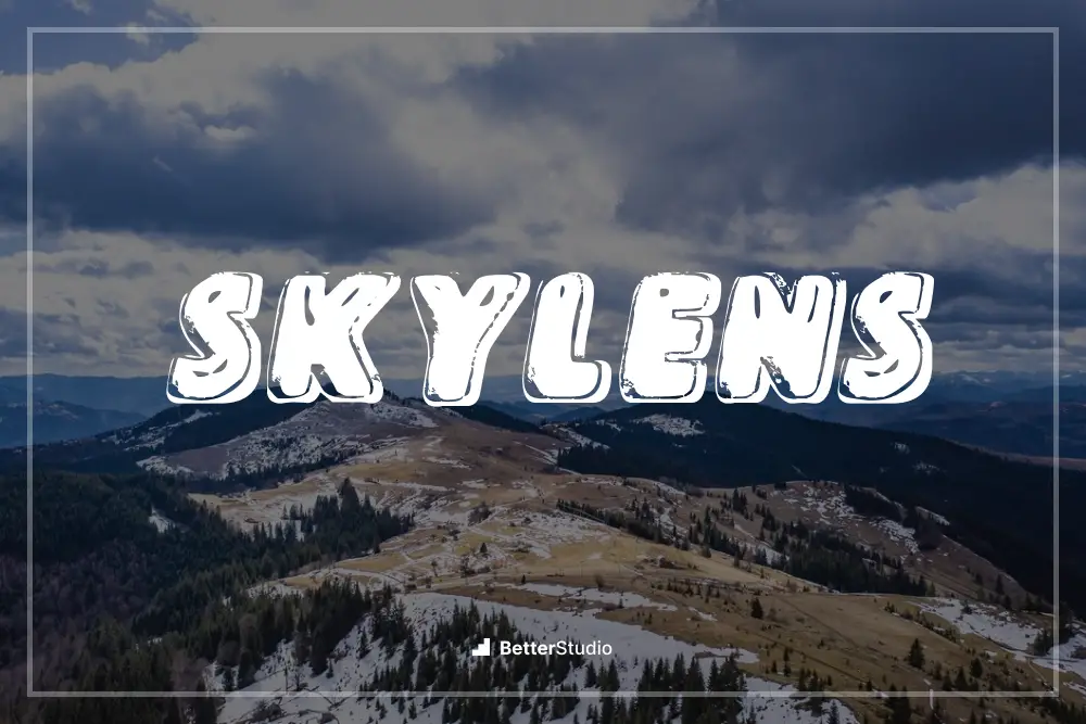 Skylens 斜體 -