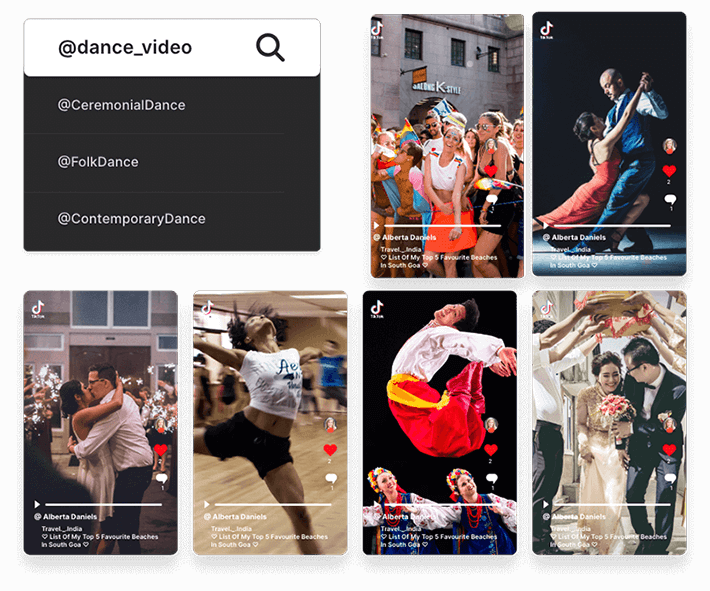 Tangkapan layar dari plugin Tagembed TikTok untuk WordPress