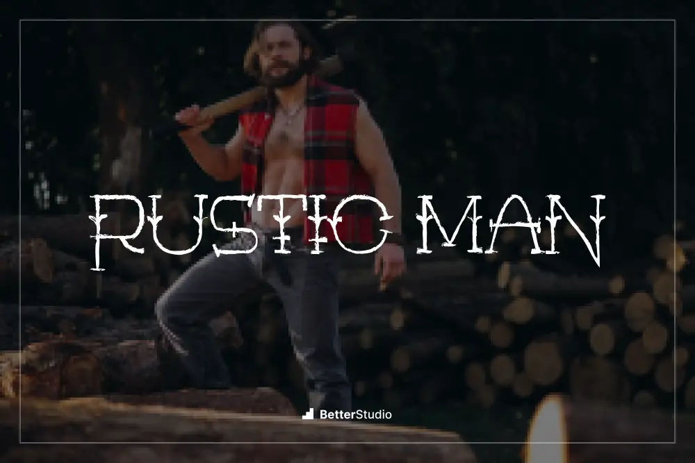 Homem rústico