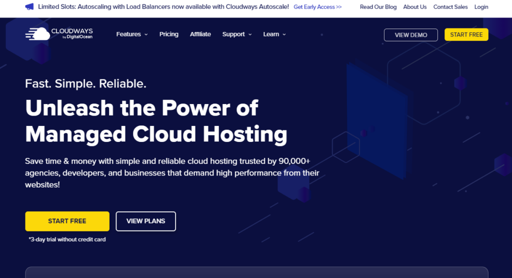 Cloudways – verwaltetes WordPress-Hosting