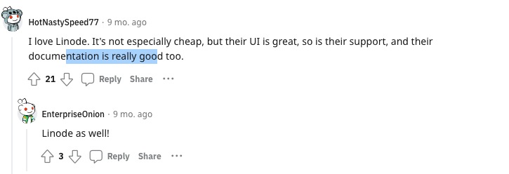 komentar linode reddit