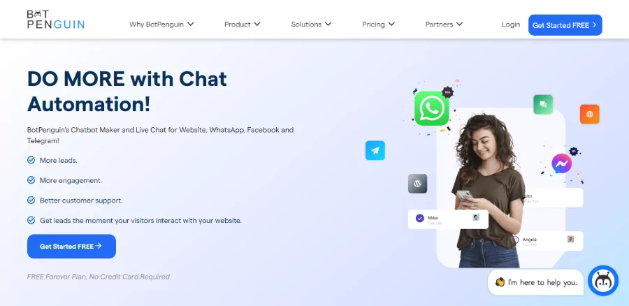 botpenguin wordpress chatbot eklentisi