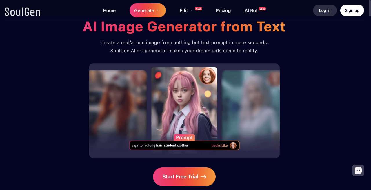 SoulGen Image Generation Tool
