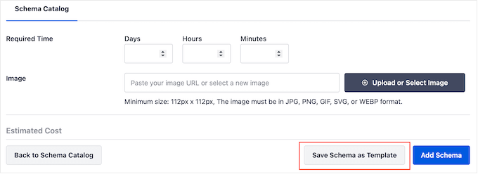 บันทึกเทมเพลตสคีมาที่ใช้ซ้ำได้โดยใช้ AIOSEO Saving a reusable schema template using AIOSEO