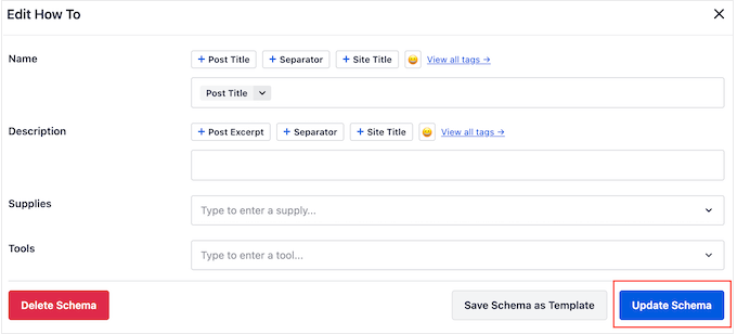 กำลังอัปเดตการตั้งค่าสคีมาของไซต์ของคุณ Updating your site's schema settings