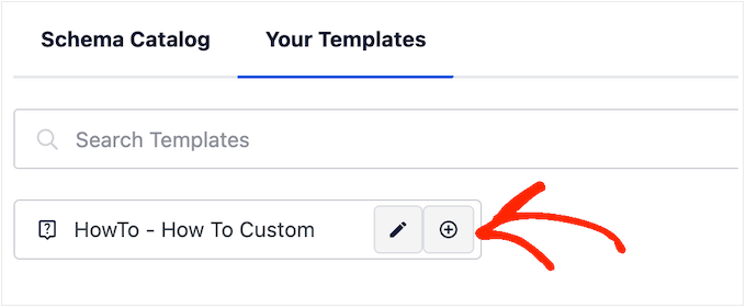 การใช้เทมเพลตสคีมาที่กำหนดเองกับเนื้อหาของคุณ Applying a custom schema template to your content