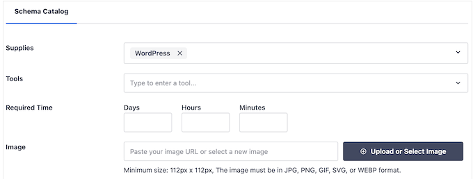 การเพิ่มมาร์กอัปการจัดหาให้กับสคีมา WordPress ของคุณ Adding supply markup to your WordPress schema