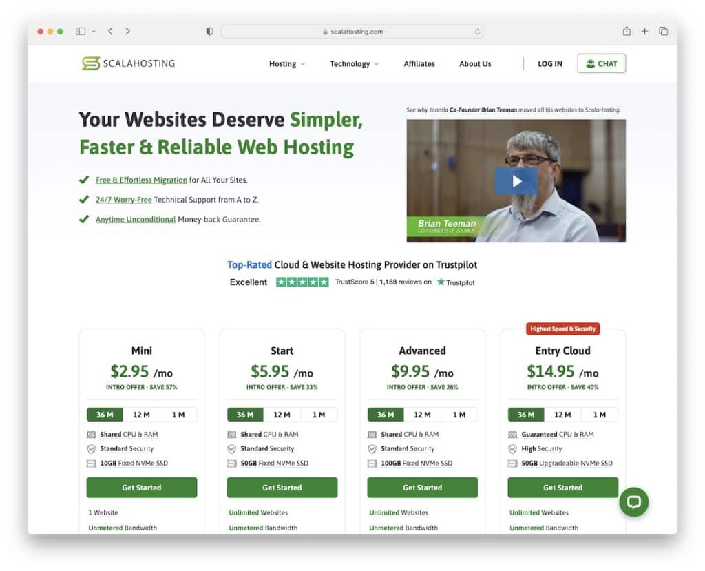 alojamento scala alojamento cpanel