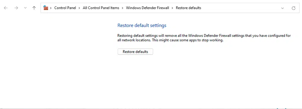 如何修復 err_name_not_resolved 錯誤? (10種方法)13 Restore Default settings