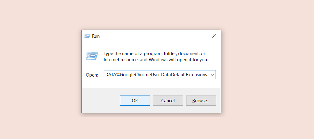 如何修復 Google Chrome 中的 ERR_FILE_NOT_FOUND 錯誤? (5種方法)4 Run Command in Windows