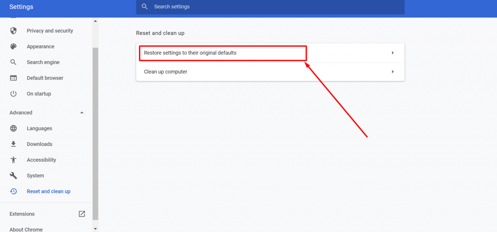 如何修復 Google Chrome 中的 ERR_FILE_NOT_FOUND 錯誤? (5種方法)12 Reset Chrome settings