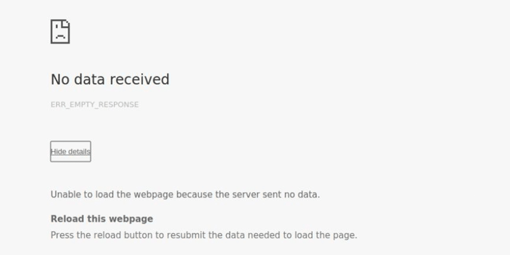 Como corrigir o erro ERR_EMPTY_RESPONSE? (7 métodos) 3 err_empty_response error