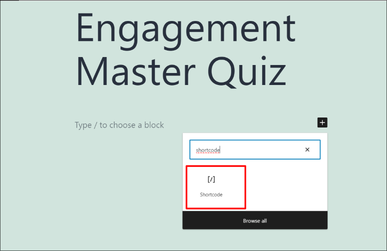 rozwijać-quiz-wstawić-shotcode-to-page - IsItWP - Darmowy wykrywacz motywów WordPress thrive quiz insert shotcode to page