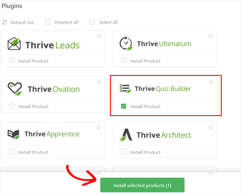 install-thrive-quiz-builder - IsItWP - Darmowy wykrywacz motywów WordPress install thrive quiz builder