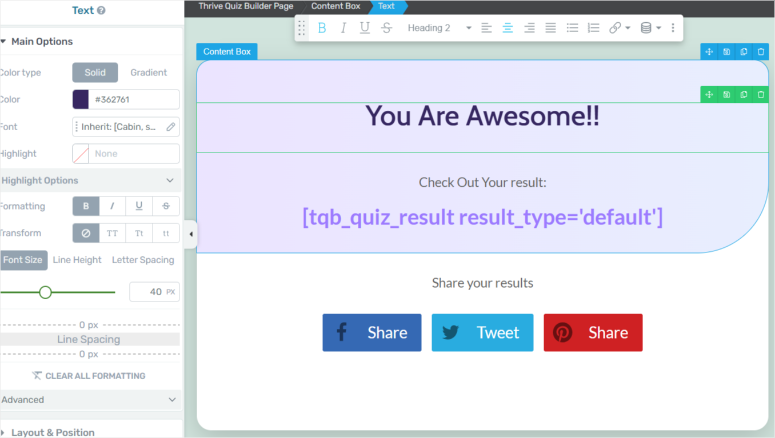 rozwijać-quiz-builder-edited-result-page - IsItWP - Darmowy wykrywacz motywów WordPress thrive quiz builder edited result page