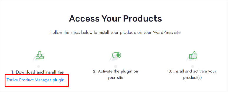 rozwijać się-pobierz-produkt-manager-plugin - IsItWP - darmowy wykrywacz motywów WordPress thrive download product manager plugin