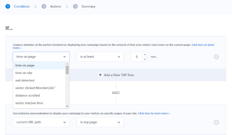 optinmonster-display-rules - IsItWP - 免費 WordPress 主題偵測器 optinmonster-display-rules