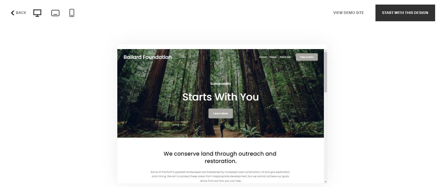 Come creare un sito Web per piccole imprese con Squarespace inizia con la scelta di un modello.