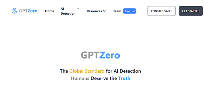 GPZero GPTZero