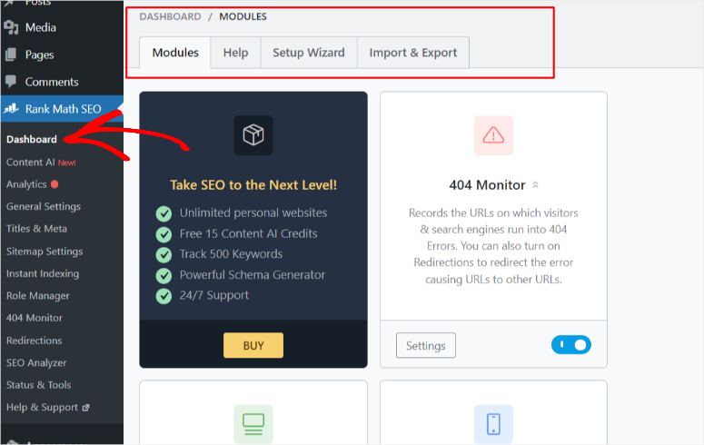 순위-수학-메뉴 - IsItWP - 무료 WordPress 테마 탐지기 rank math menus